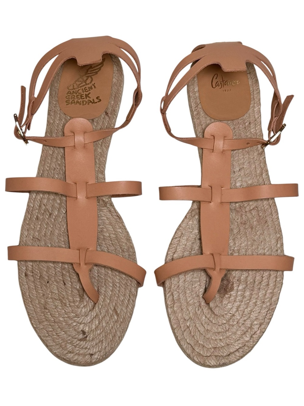 Castaner x Ancient Greek Sandals Size 39 (9) Delos Espadrille Leather Sandals View 2